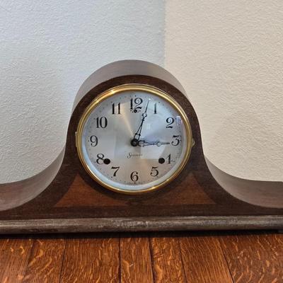 Antique Sessions Dulciana Tambor Shape Mantel Clock