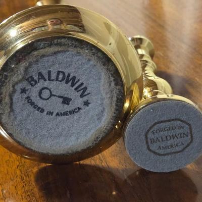 Baldwin Brass Candleholders (2)
