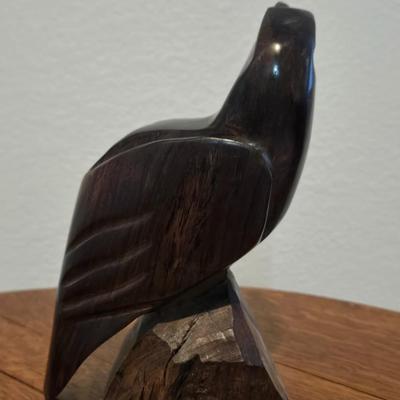 Carved Ironwood Bird Made by the Seri Indians in Western Mexico