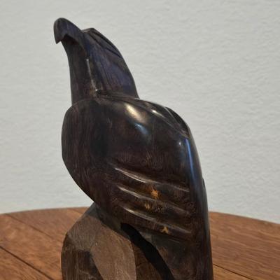 Carved Ironwood Bird Made by the Seri Indians in Western Mexico