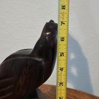 Carved Ironwood Bird Made by the Seri Indians in Western Mexico