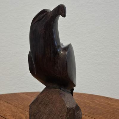 Carved Ironwood Bird Made by the Seri Indians in Western Mexico