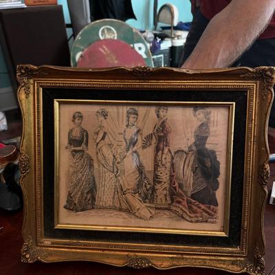 1883 January Parkerson’s Ladies National Magazine Vintage art painting rare 1/200 numbered