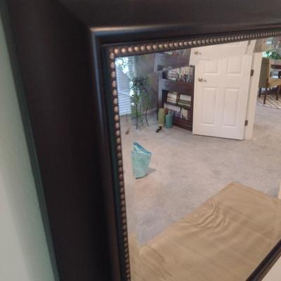 Beveled Wall Mirror with Composite Frame- Approx 45