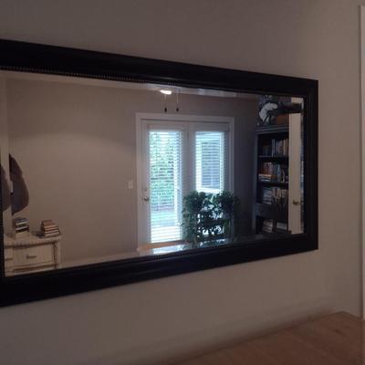 Beveled Wall Mirror with Composite Frame- Approx 45