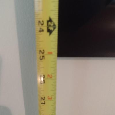 Beveled Wall Mirror with Composite Frame- Approx 45" x 25"