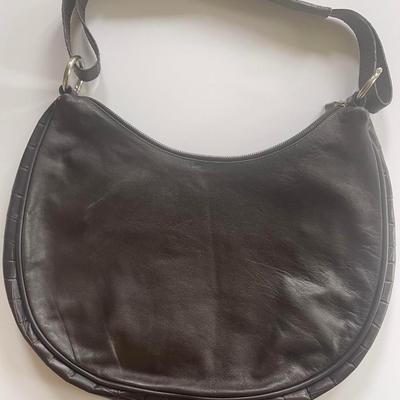 Maurizio Taiuti black leather purse