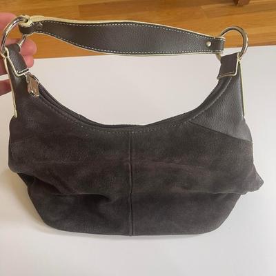New York & Co black suede shoulder bag