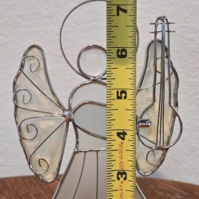 Glass Angel Candleholder