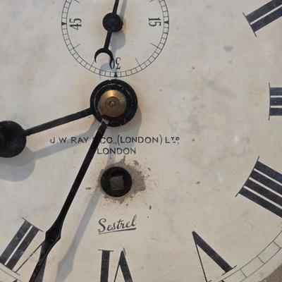 1930s Heavy Brass Ship's Clock