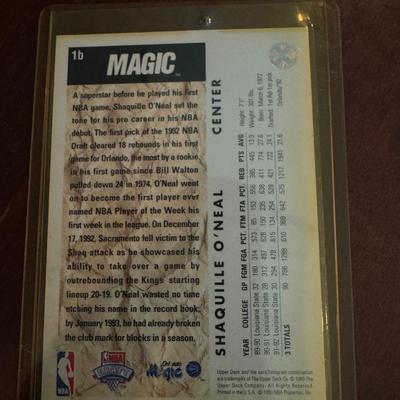 1992 UPPER DECK SHAQUIEL ONIEL ROOKIE SHAQ