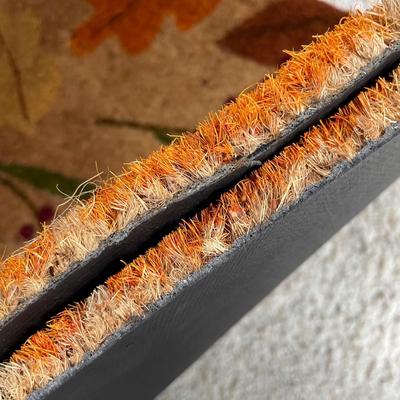 Fall leaves welcome mat