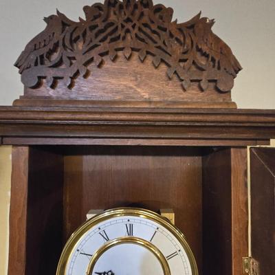 Antique Wall Clock with Westminster Chime- Chimes Quarter Hourly