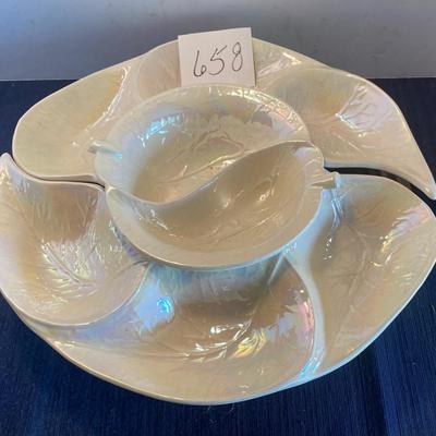 Beautiful Mid Century Lazy Susan Set