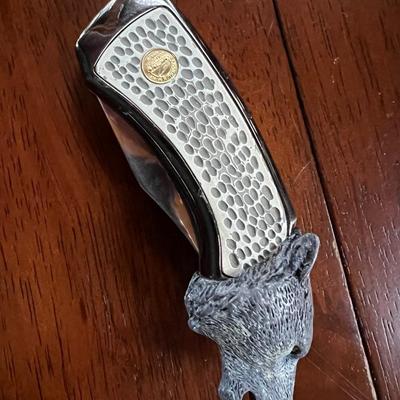Franklin Mint Collectors Wolf Knife