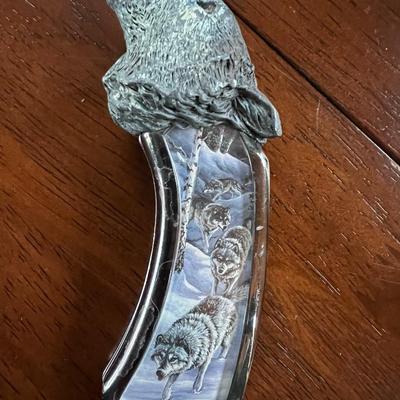 Franklin Mint Collectors Wolf Knife