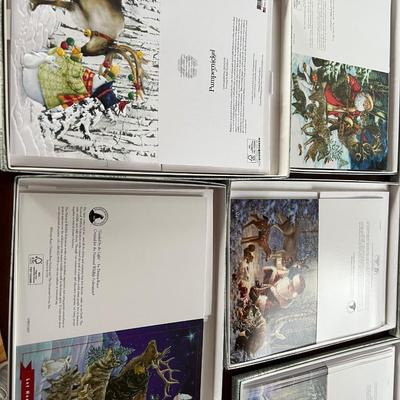 Multiple Boxes of an Assortment of Holiday Cards