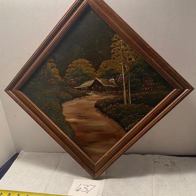 Hand Painted Mirror