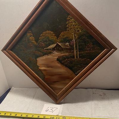 Hand Painted Mirror