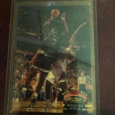 1992 Topps stadium club Shaquille Oneal rookie