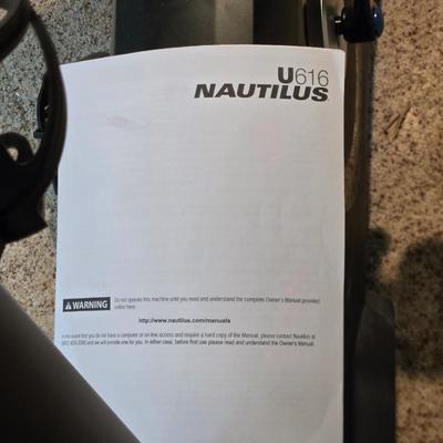 Nautilus U616 Upright Bike with Manual