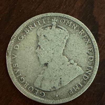 Lot of 4 early 1900s GB coins silver