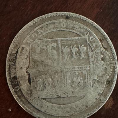Lot of 4 early 1900s GB coins silver