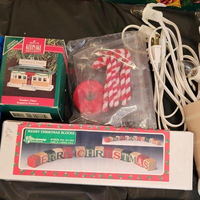 CHRISTMAS VILLAGE BUILDINGS AND ACCESSORIES
