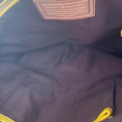 Tommy Hilfiger Mustard Leather Shoulder Bag