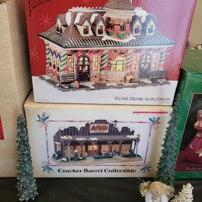 VILLAGE BUILDINGS AND OTHER DECORATIONS