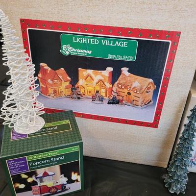 VILLAGE BUILDINGS AND OTHER DECORATIONS