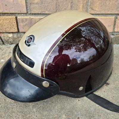Harley Davidson Helmet- Pearl & Burgundy