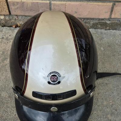 Harley Davidson Helmet- Pearl & Burgundy
