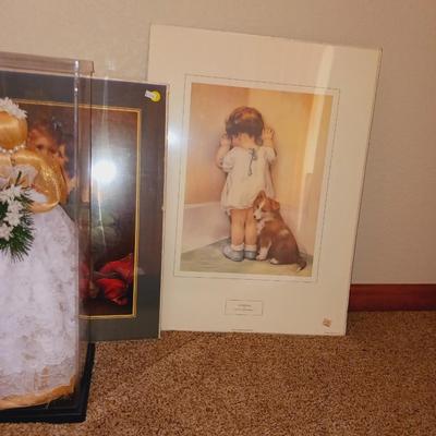 PICTURES OF LITTLE GIRLS AND A UNIQUE DOLL