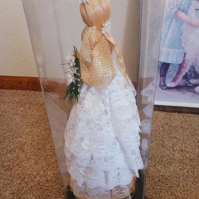 PICTURES OF LITTLE GIRLS AND A UNIQUE DOLL