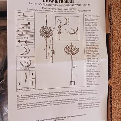 NEW PLOW & HEARTH TO BE ASSEMBLED