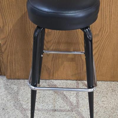 Harley Davidson Leather Padded Stool