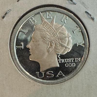 2006 Silver coin .999 fine 1 oz