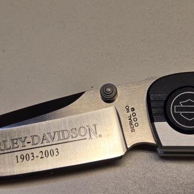 Harley Davidson Collector's Knife with Leather Case