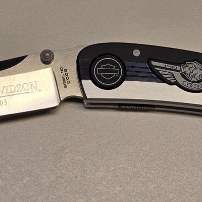Harley Davidson Collector's Knife with Leather Case