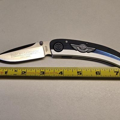 Harley Davidson Collector's Knife with Leather Case