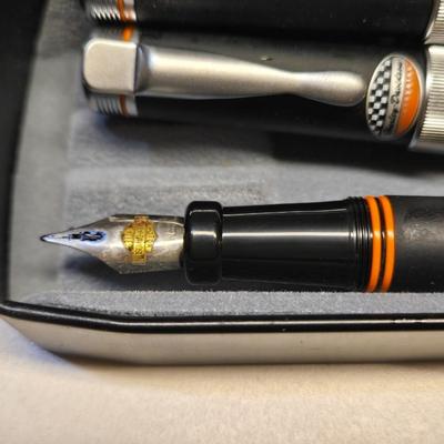 Harley Davidson Pen Set - Rollerball and Fountain Pen