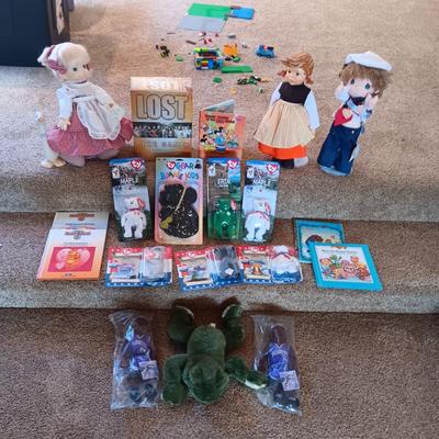 HUMMEL & PRECIOUS MOMENTS DOLLS, BEANIE BABIES, LOST THE GAME AND MORE