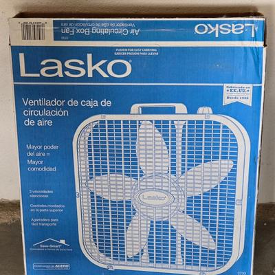Lasko Box Fan in the Box
