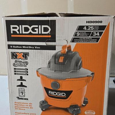 New in the Box RIGID 9 Gallon Wet Dry Vac