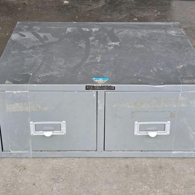Metal 2 Drawer Cabinet #2
