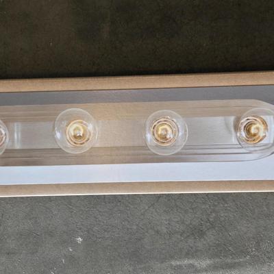 New in the Box Brushed Nickel Finish 4 Light Vanity Fixture
