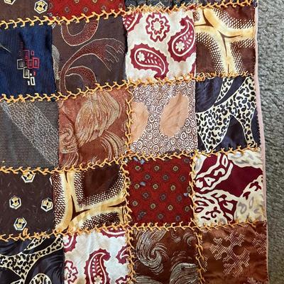 Vintage/Antique Hand Made Embroidered Quilt Stitch Hanging Decor 16.5" x 24" as Pictured.