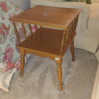 Vintage Solid Wood Side Table