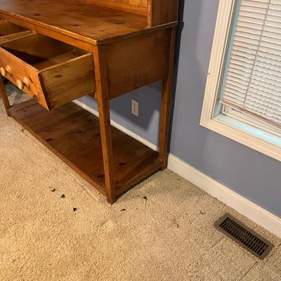 Farmhouse Open Top Hutch & Kitchen Dresser (LR-MG)